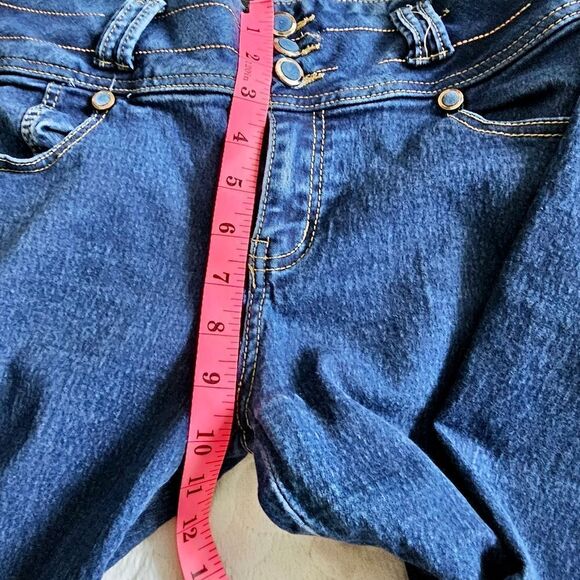 Lamasini skinny jeans 13 button fly elastic waist big butts - Picture 4 of 12